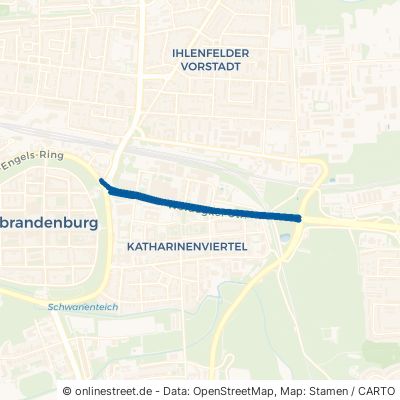 Woldegker Straße Neubrandenburg Katharinenviertel 