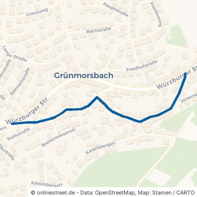 Dorfstraße Haibach Grünmorsbach 