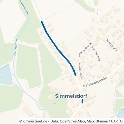 Hüttenbacher Straße Simmelsdorf 