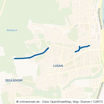 Lusaner Straße 07551 Gera Zeulsdorf