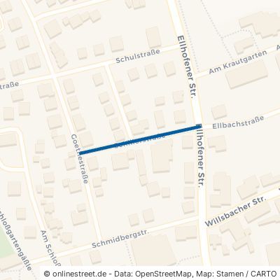 Schillerstraße 74251 Lehrensteinsfeld 