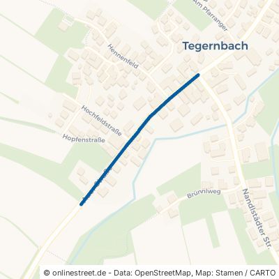Auer Straße Rudelzhausen Tegernbach 