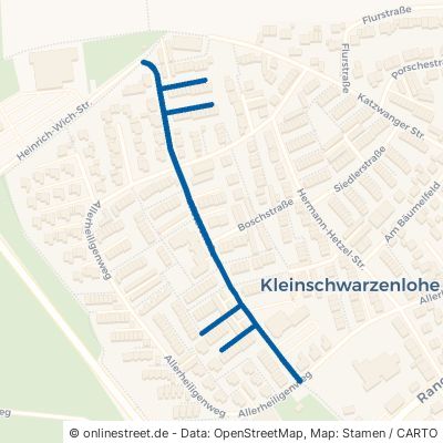 Rieterstraße Wendelstein Kleinschwarzenlohe 