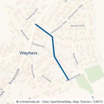 Gersfelder Weg Ebersburg Weyhers 