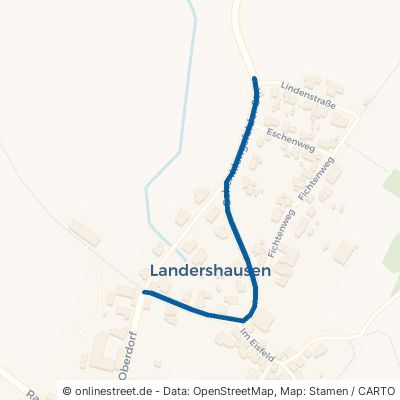 Schenklengsfelder Straße Schenklengsfeld Landershausen 
