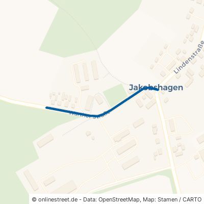 Warther Straße Boitzenburger Land Jakobshagen 