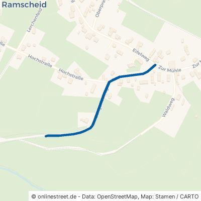 Gangolfusweg Hellenthal Ramscheid 