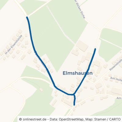 Buchenauer Straße Dautphetal Elmshausen 