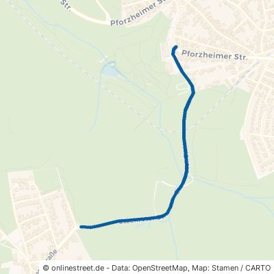 Etzenroter Straße Waldbronn Reichenbach 