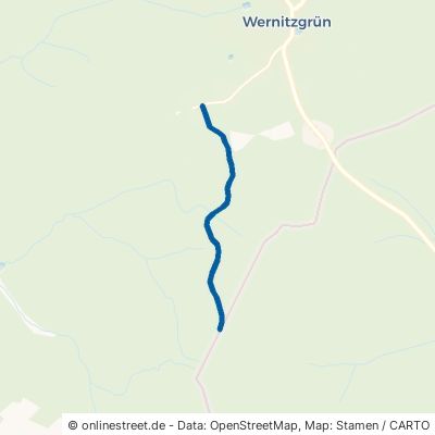 Streitwaldweg Markneukirchen Wernitzgrün 