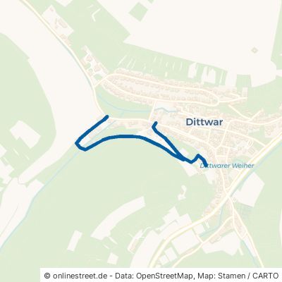 Schulweg Tauberbischofsheim Dittwar 