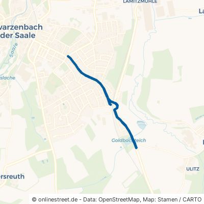 Martinlamitzer Straße Schwarzenbach an der Saale Schwarzenbach a d Saale 