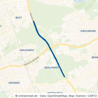 Messeschnellweg Hannover Kirchrode-Bemerode-Wülferode 