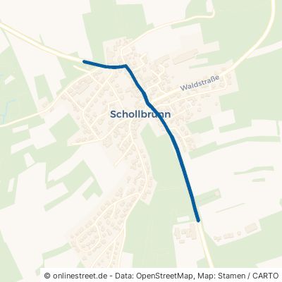 Neckargeracher Straße Waldbrunn Schollbrunn 