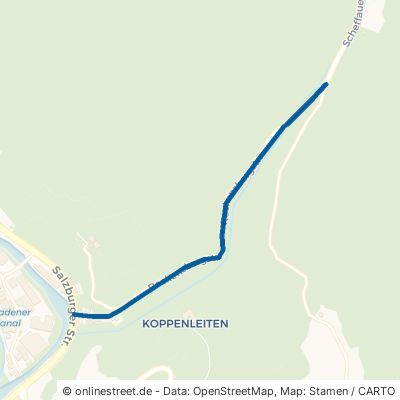 Reckensbergstraße Berchtesgaden Unterau 