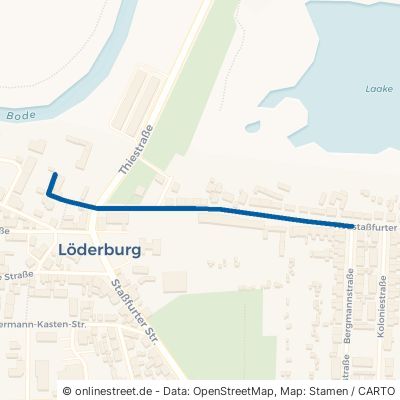 Neustaßfurter Straße Staßfurt Löderburg 