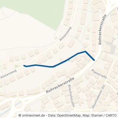 Beundweg Stuttgart Hedelfingen 