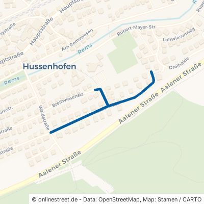 Rainhalde Schwäbisch Gmünd Hussenhofen 
