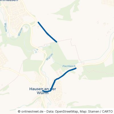 Heimsheimer Straße Weil der Stadt Hausen 