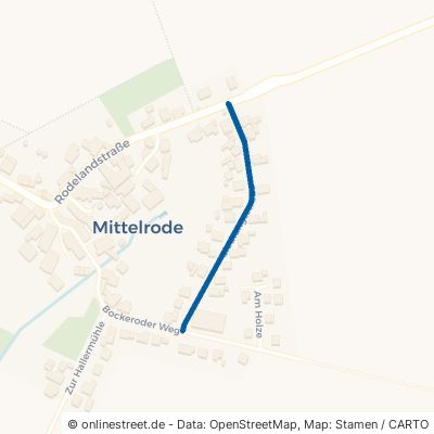 Siedlungsstraße Springe Mittelrode 