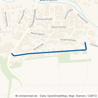 Winterleitenstraße Arnstein Gänheim 
