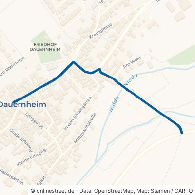 Kirchbergstraße Ranstadt Dauernheim 