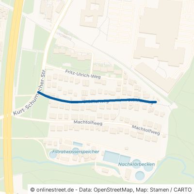 Stöfflerweg Stuttgart Möhringen 