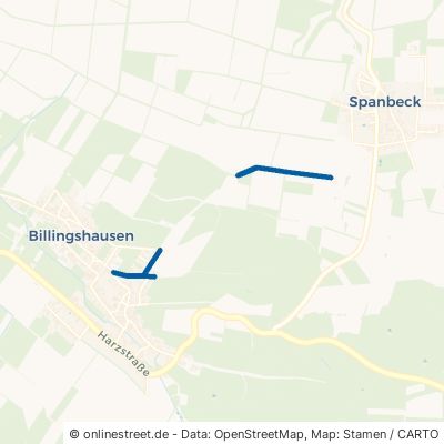 Spanbecker Weg Bovenden Billingshausen 