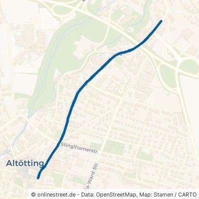 Neuöttinger Straße Altötting Strassmühle 