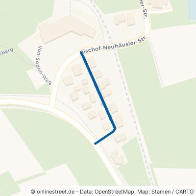 Siedlungstraße Erdweg Petersberg 