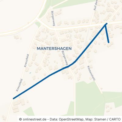 Mantershagener Straße Spenge Bardüttingdorf 