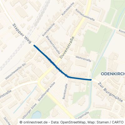 Ruhrfelder Straße Mönchengladbach Odenkirchen 