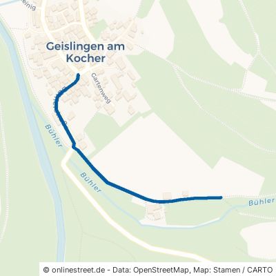 Bühlerstraße 74542 Braunsbach Geislingen 