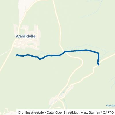 Ottertellenweg Altenberg Waldidylle 