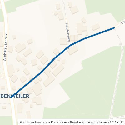 Gebenbachweg Kaisersbach Gebenweiler 
