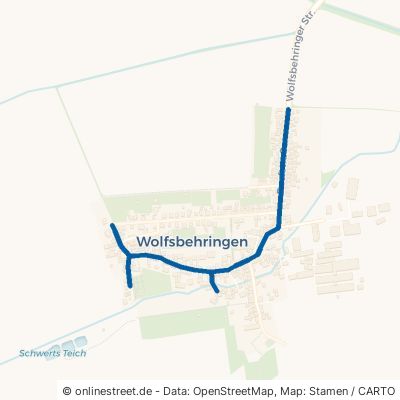 Dorfstraße Hörselberg-Hainich Wolfsbehringen 