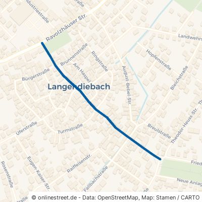 Friedrich-Ebert-Straße Erlensee Langendiebach 