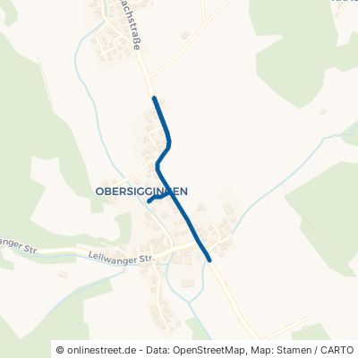 Deggenhauser Straße Deggenhausertal Obersiggingen 