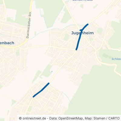 Alte Bergstraße Seeheim-Jugenheim Jugenheim 