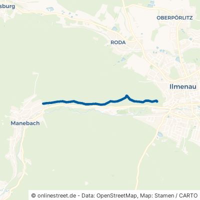 Mittlerer Berggrabenweg Ilmenau 