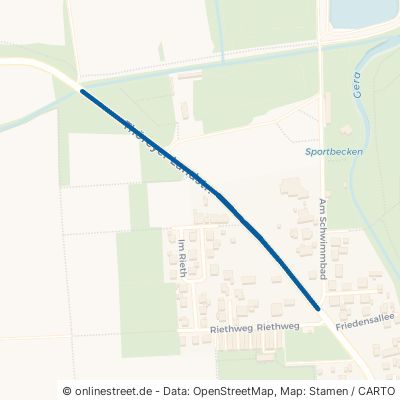 Thöreyer Landstraße Amt Wachsenburg Ichtershausen 