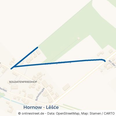 Schulweg Spremberg Hornow 