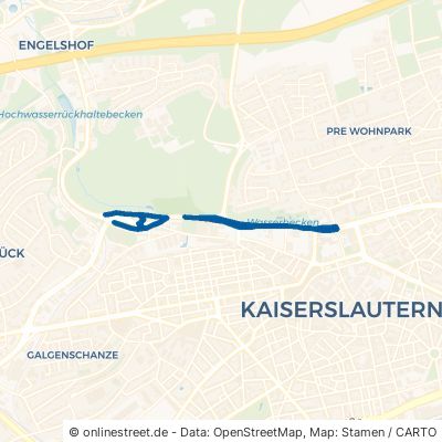 Lauterstraße Kaiserslautern Innenstadt 