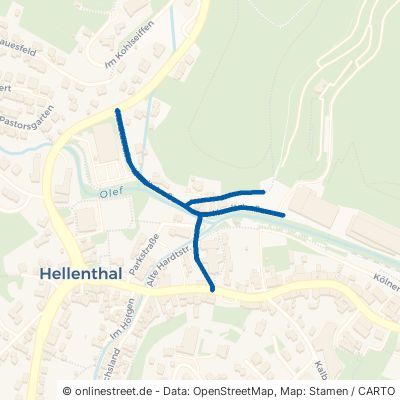 Hardtstraße Hellenthal 