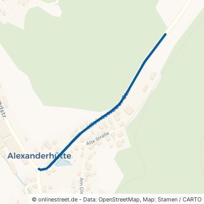 Kleintettauer Straße Tettau Alexanderhütte 