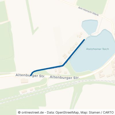 Alte Altenburger Straße Ronneburg Raitzhain 