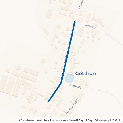 Dorfstraße Gotthun Ludorf 