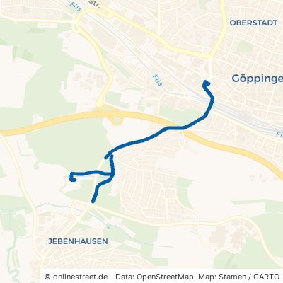 Jebenhäuser Straße 73035 Göppingen Stadtgebiet Faurndau