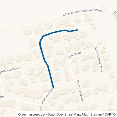 Hölderlinstraße Unterschneidheim Nordhausen 
