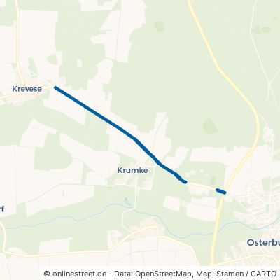 Kreveser Straße Osterburg (Altmark) Krumke 